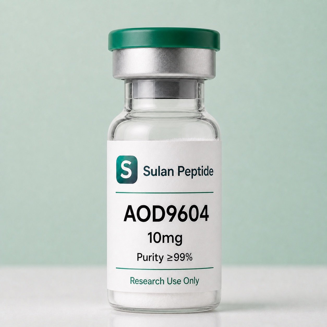 Sulan Peptide Official | AOD9604 2mg / 5mg / 10mg vials | GH fragment lipolysis adipocyte laboratory model | COA HPLC purity batch records